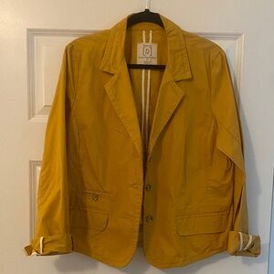 Relativity Fall Yellow Gold Blazer Jacket perfect for layering! Sz XL